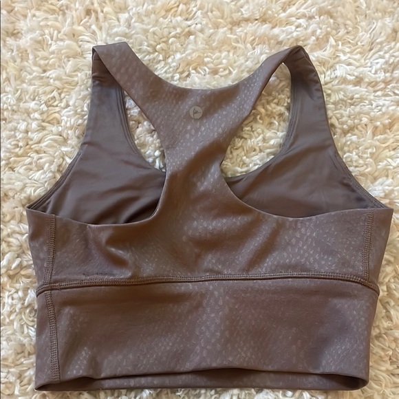Women's Brown Sports Bra - Picture 3 of 3